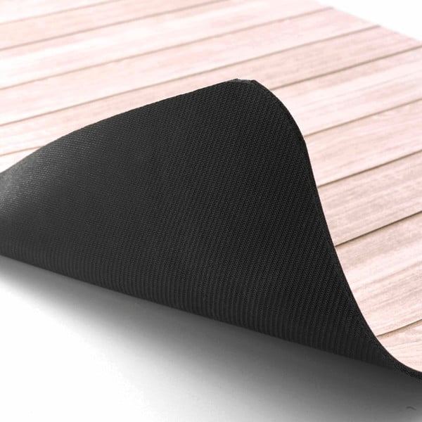 Iš gumos vonios kilimėlis rudos spalvos 50x80 cm Calista – douceur d'intérieur-image-4