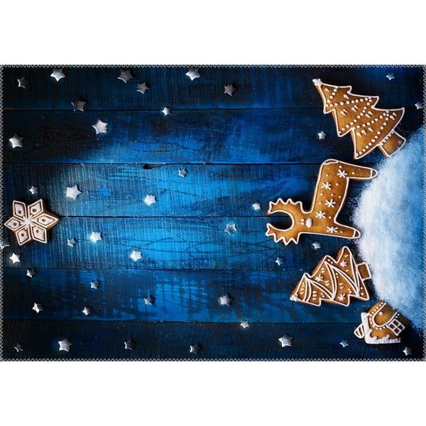 Kilimų kilimas Vitaus Kalėdų laikotarpis Blue Sky Sausainiai, 50 x 80 cm