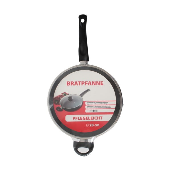 Aliuminio keptuvė su stikliniu dangčiu ELO, ø 28 cm-image-4