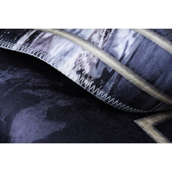 Juodas kilimas Vitaus Willow, 160 x 230 cm-image-3