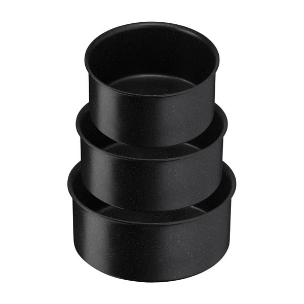 Iš aliuminio puodų rinkinys 3 vnt. su nelimpančia danga/su nuimama rankena tinka indukcinei viryklei INGENIO Black stone L3998902 – Tefal-image-2