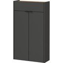 Antracito spalvos spintelė 56x97x22 cm Ameca – Germania