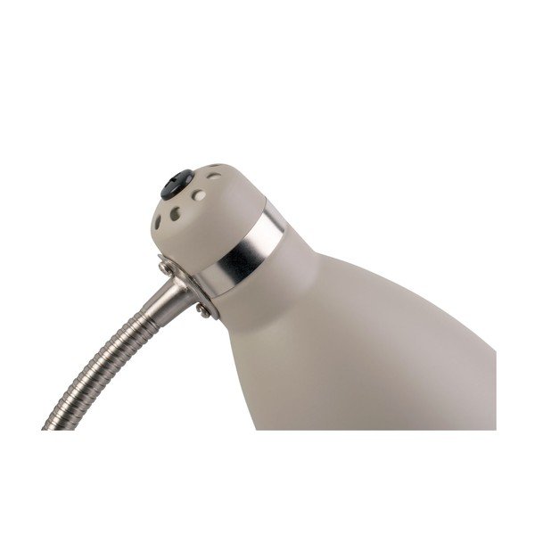 Pilkos spalvos stalinis šviestuvas Leitmotiv Study, aukštis 30 cm-image-3