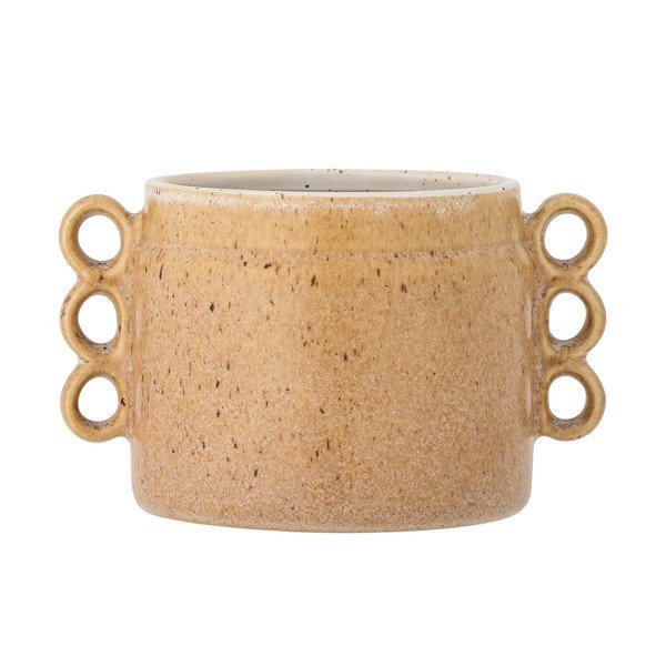 Iš molio rankomis dažytas gėlių vazono dangtelis ø 15 cm Souri – Bloomingville