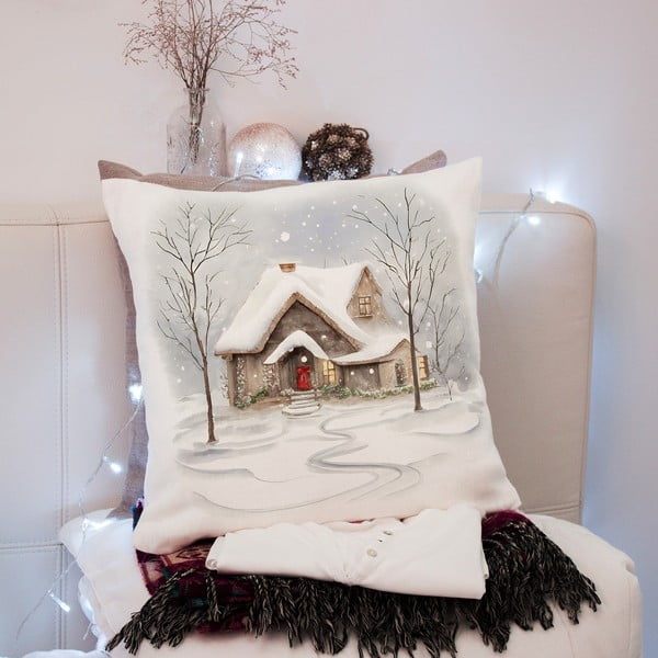 Dekoratyvinis pagalvės užvalkalas su Kalėdų motyvu 43x43 cm – Mila Home-image-3