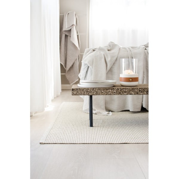 Kreminės spalvos lauko ir vidaus kilimas 180x220 cm Mono Linen Vanilla – Pappelina-image-2