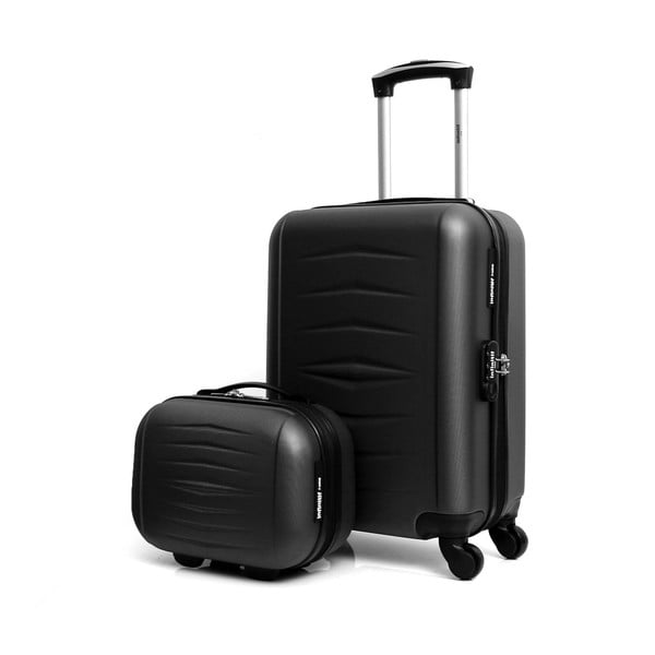 2 juodų lagaminų rinkinys Infinitif Oviedo-image-1