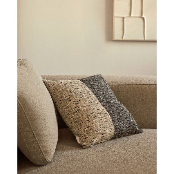 Iš medvilnės mišinio dekoratyvinis pagalvės užvalkalas 45x45 cm Dalel – Kave Home-image-1