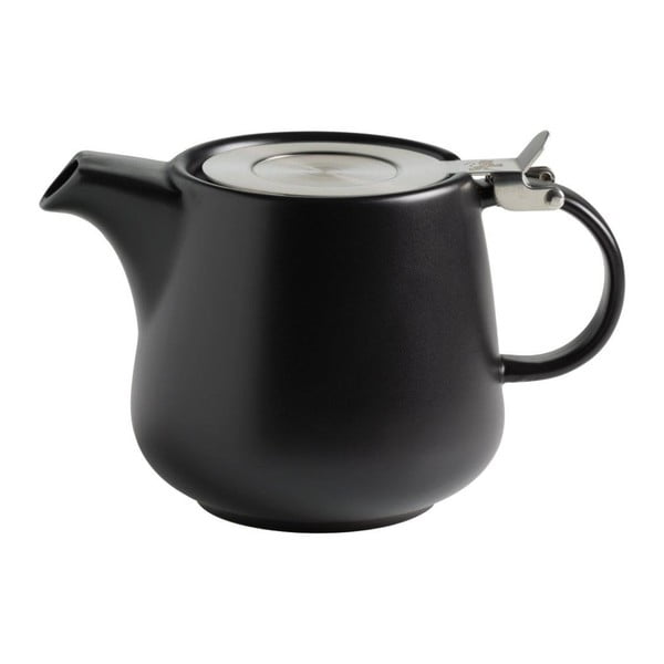 Juodos keramikos arbatinukas su sieteliu "Maxwell & Williams Tint", 600 ml