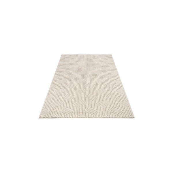 Skalbiamas kreminės spalvos kilimas 150x230 cm Loopy – Mila Home-image-3