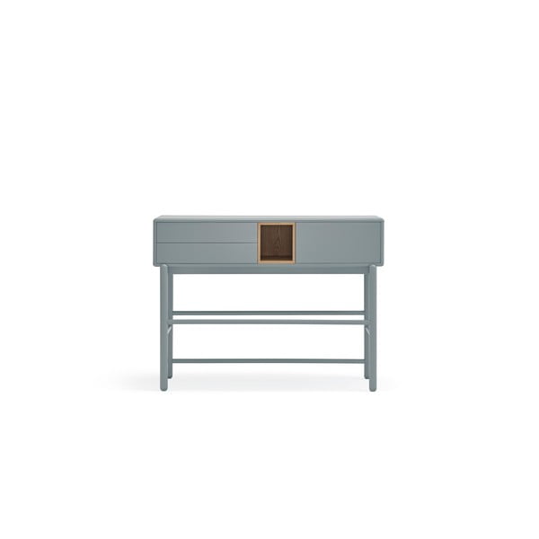 Konsolinis staliukas mėlynos spalvos/pilkos spalvos 35x120 cm Corvo – Teulat