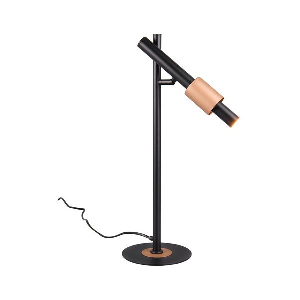 Juodos spalvos/bronzinės spalvos stalinis šviestuvas LED (aukštis 50 cm) Ikaris – Trio Select-image-3