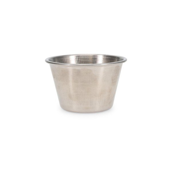 Skirta serviravimui sidabrinės spalvos iš metalo mažas dubuo 110 ml Serve – BonBistro
