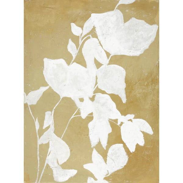 Rankomis tapytas paveikslas 90x120 cm Yellow - Malerifabrikken