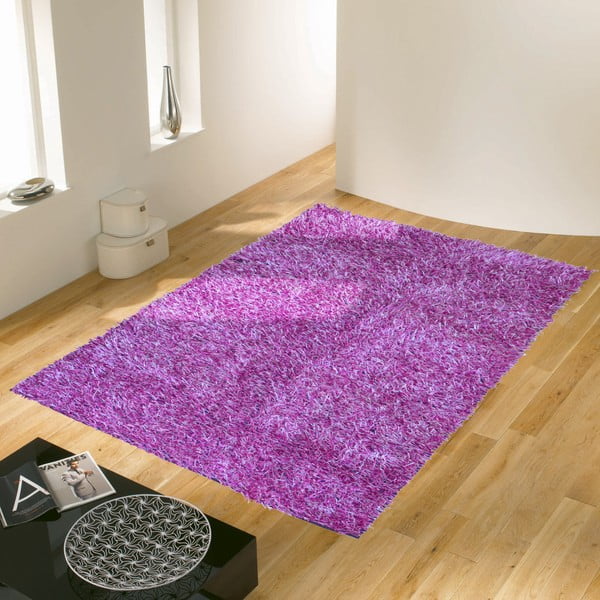 Violetinis kilimas Webtappeti Shaggy, 60 x 180 cm