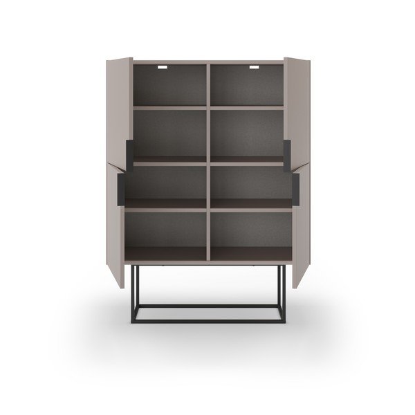 Spintelė pilkos spalvos/smėlio spalvos 100x130 cm Titan – Marckeric-image-4