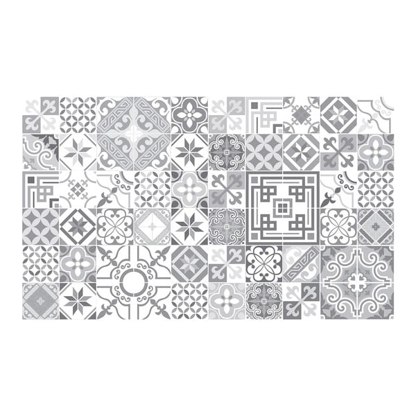 60 sieninių lipdukų rinkinys Ambiance Vintage Design Shade of Gray, 10 x 10 cm-image-2