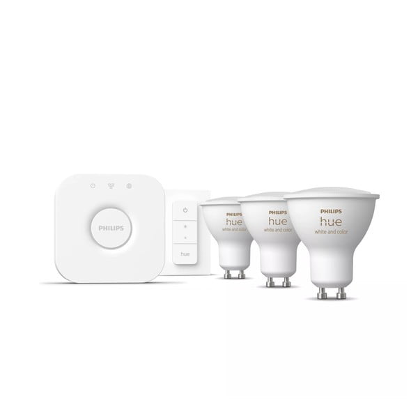 Išmanaus apšvietimo rinkiniai 5 vnt. 6 W GU10, White and color ambiance – Philips Hue
