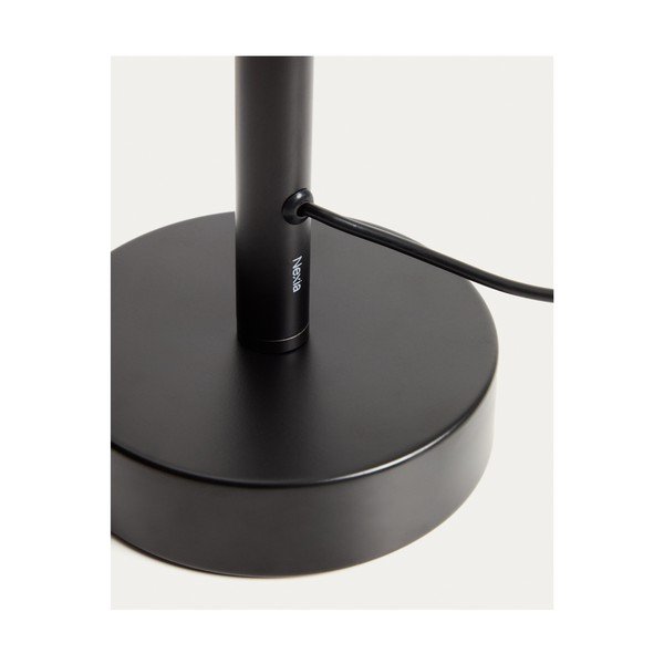 Juodos spalvos pastatomas šviestuvas LED (aukštis 60 cm) Bow – Kave Home-image-4