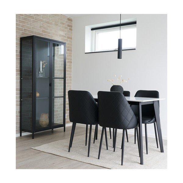 Juodos valgomojo kėdės, 2 vnt. Porto - House Nordic-image-4