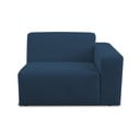 Iš boucle modulinė sofa tamsiai mėlynos spalvos (su dešiniuoju kampu) Roxy – Scandic