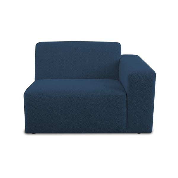 Iš boucle modulinė sofa tamsiai mėlynos spalvos (su dešiniuoju kampu) Roxy – Scandic