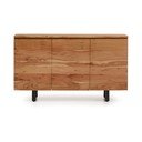 Natūralios spalvos iš akacijos masyvo šoninė spintelė 150x88x40 cm Uxue – Kave Home