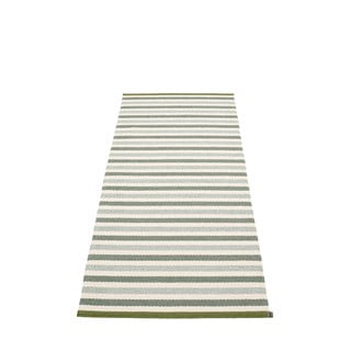 Žalios spalvos/kreminės spalvos lauko kilimas 85x200 cm Teo Sage – Pappelina