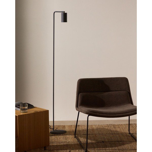 Juodos spalvos pastatomas šviestuvas (aukštis 147 cm) Manie – Kave Home-image-2
