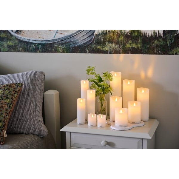 LED žvakės 3 vnt. (aukštis 15 cm) Sara – Sirius-image-3