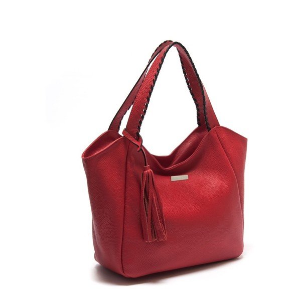 Raudona odinė rankinė Isabella Rhea Hottonia-image-2