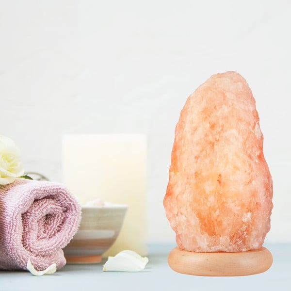 Oranžinė druskos lempa, aukštis 26 cm Sally - LAMKUR-image-1