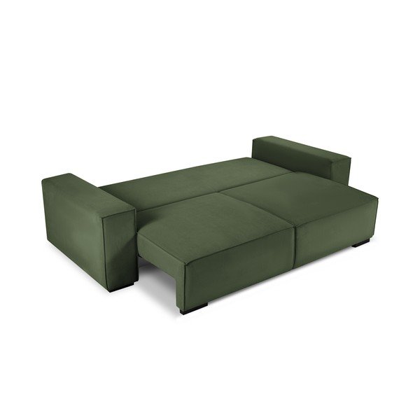 Žalia aksominė sofa-lova Mazzini Sofas Azalea-image-3