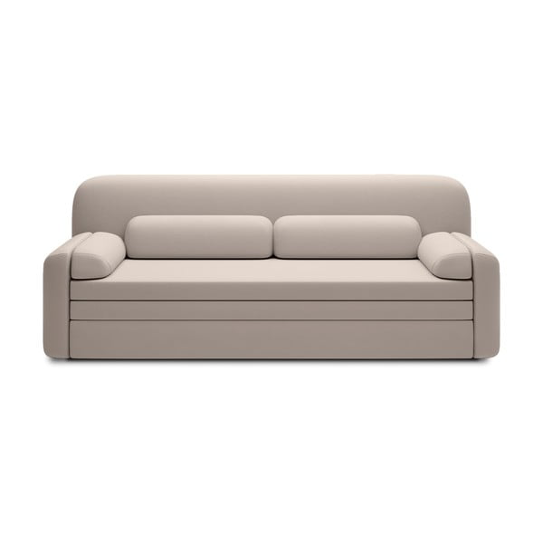 Smėlio spalvos iš velveto sulankstoma/su sandėliavimo vieta sofa 236 cm Elioss – ELTAP