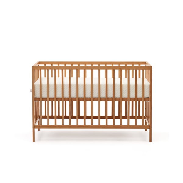 Vaikiška lovelė iš bukmedžio masyvo natūralios spalvos 60x120 cm Shantal – Kave Home-image-3