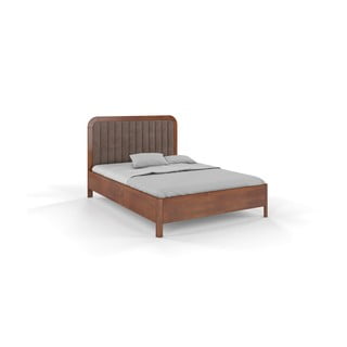Karamelinės rudos spalvos bukmedžio medienos dvigulė lova Skandica Visby Modena, 140 x 200 cm