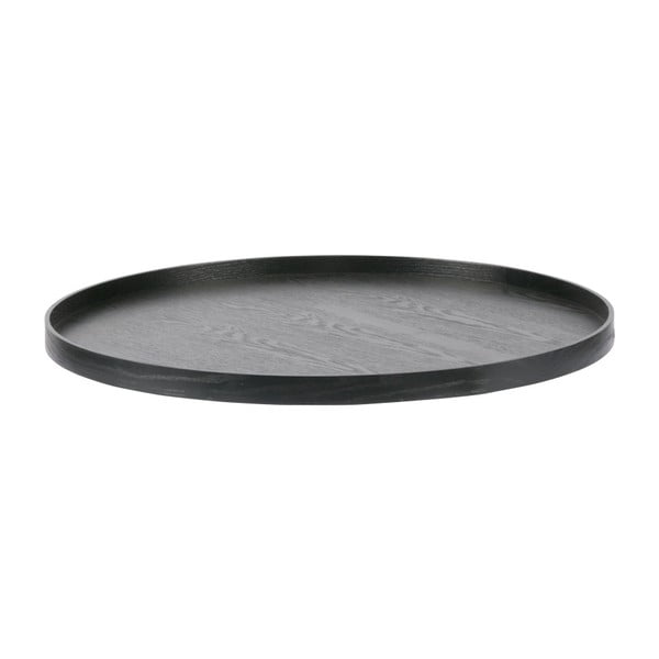 Juodas padėklas WOOOD Mesa, Ø 60 cm-image-1