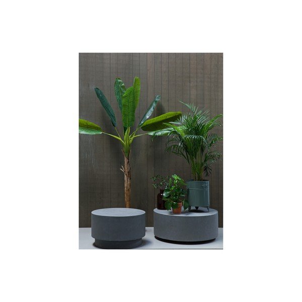 Pilkas kavos staliukas iš molio WOOOD Dean, Ø 80 cm-image-2