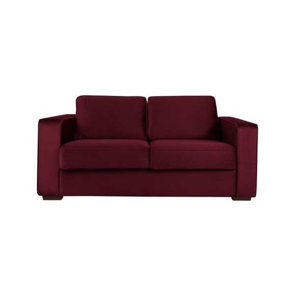 Dvivietė bordo spalvos sofa Cosmopolitan Design Denver-image-1
