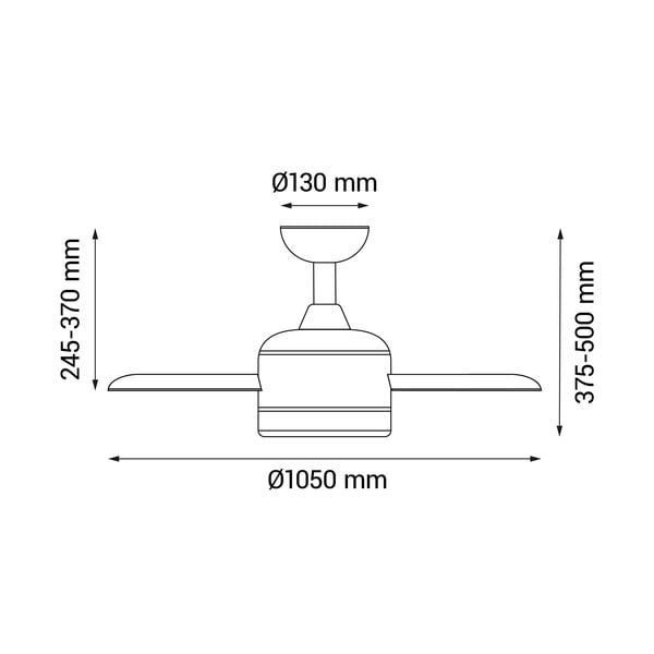 Šviesios natūralios spalvos lubinis šviestuvas su laikmačiu/su ventiliatoriumi ø 13 cm Achilia – SULION-image-4