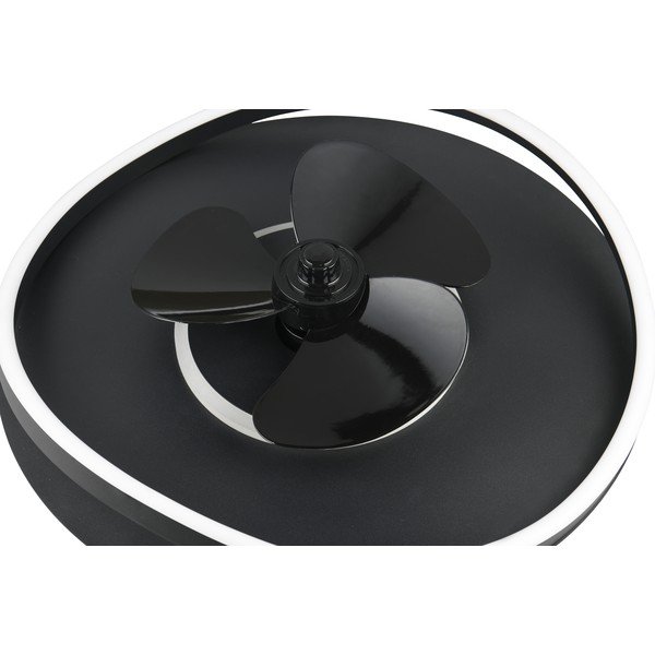 Matinės juodos spalvos lubinis šviestuvas LED Sortland – Reality-image-4