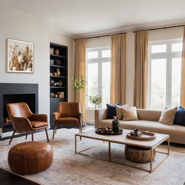 Paveikslas 50x50 cm Dried Flowers – knor-image-1