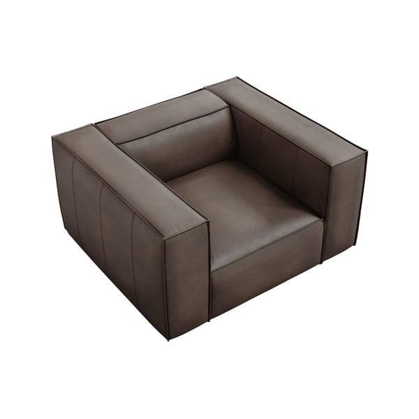 Rudas odinis fotelis Madame - Windsor & Co Sofas-image-3