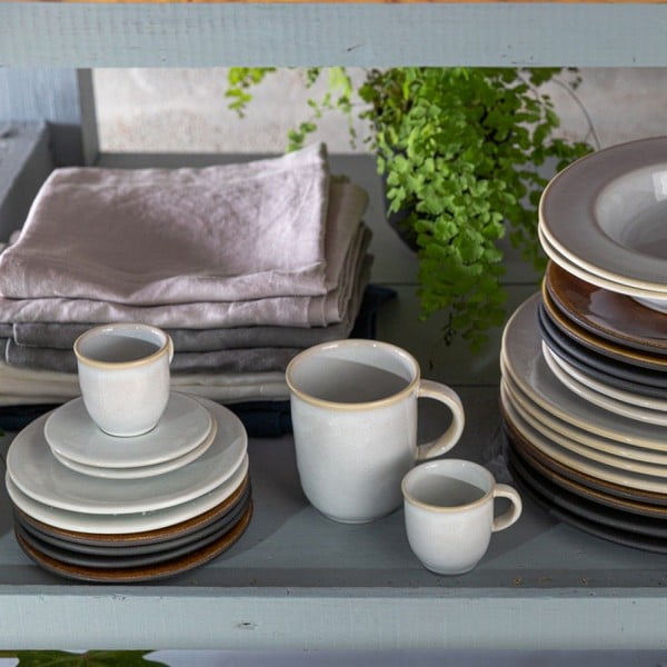 Baltos akmens masės espreso puodelio lėkštelė Costa Nova Roda, ⌀ 11 cm-image-1