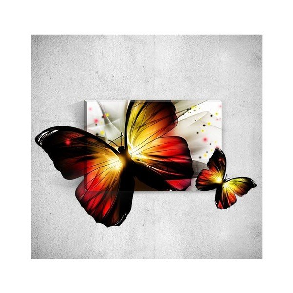 3D paveikslas ant sienos "Mosticx Butterfly", 40 x 60 cm