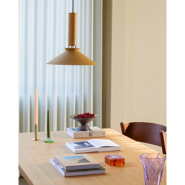 Kabantis šviestuvas oranžinės spalvos ø 40 cm Coney – Hübsch-image-3