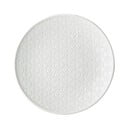 Baltos spalvos keraminė lėkštė MIJ Star, ø 25 cm