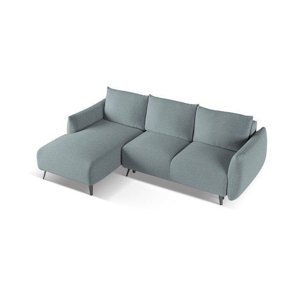 Šviesiai mėlynos spalvos kampinė sofa (su kairiuoju kampu) Malie – Makamii-image-4