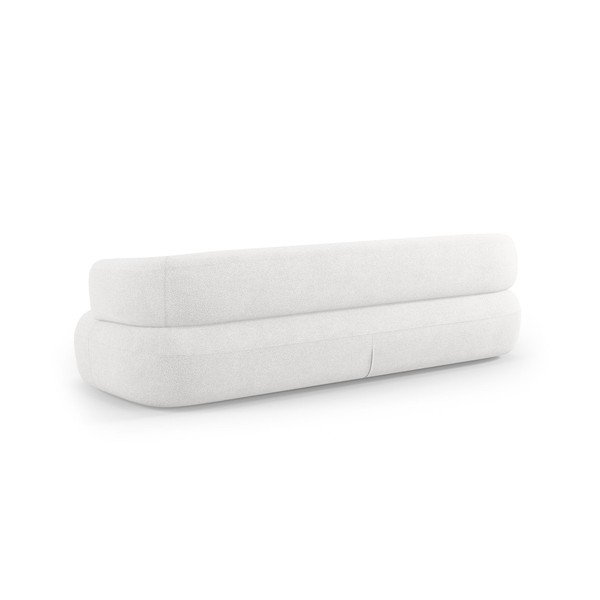Dramblio kaulo spalvos sofa iš boucle 200 cm Jenny – Micadoni -image-4