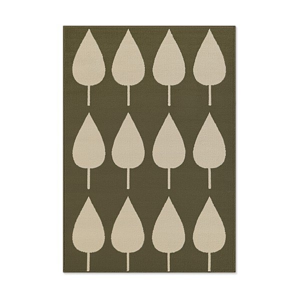 Vaikiškas kilimas khaki spalvos 120x170 cm Lovely Leaves – Hanse Home